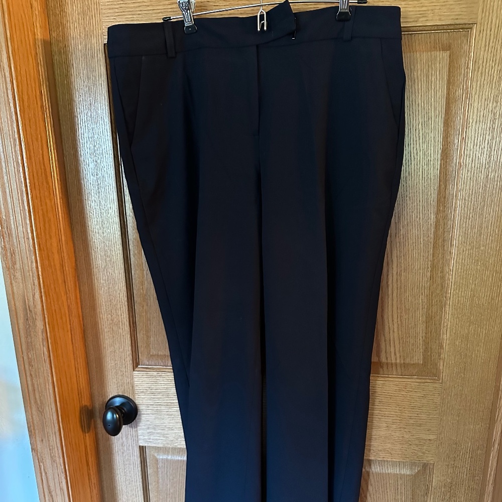 Charter Club Black Lined Dress Pants.  Size 14.